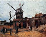Vincent van Gogh Le Moulin de la Galette painting